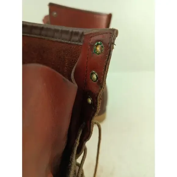 Vintage Red Wing Irish Setter Sport Boot USA Men's Moc Toe Work Boots See Desc